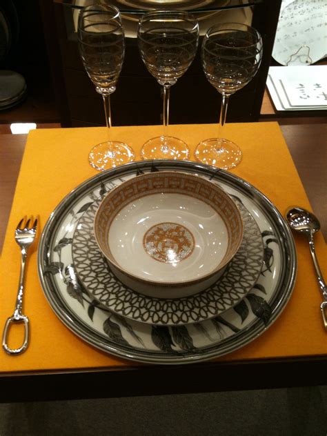 very expensive dining set Hermes